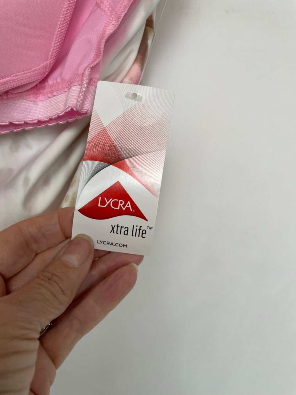 Lands' End Tie Dye Chlorine Resistant High Neck UPF 50 Modest Tankini Top 18W - Picture 7 of 8